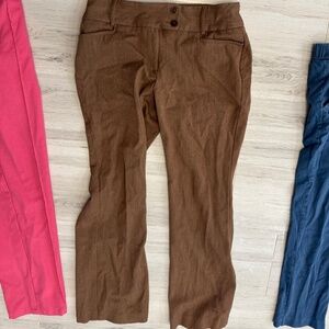 Light brown Rafaella work pants size 4p